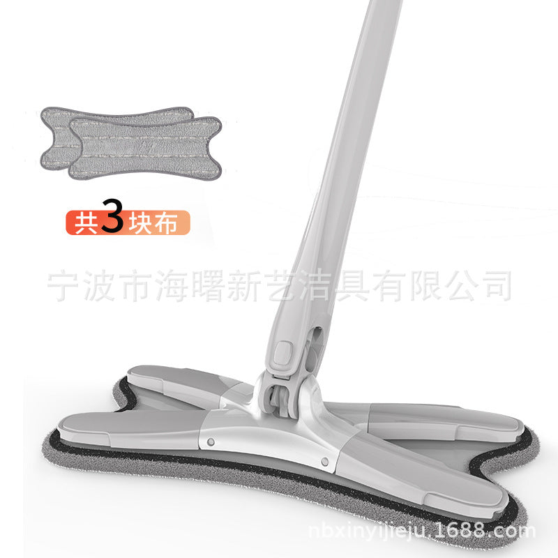 Butterfly mop Imitation hand-twist flat mop Hand-washable flat mop Butterfly mop source factory patented product