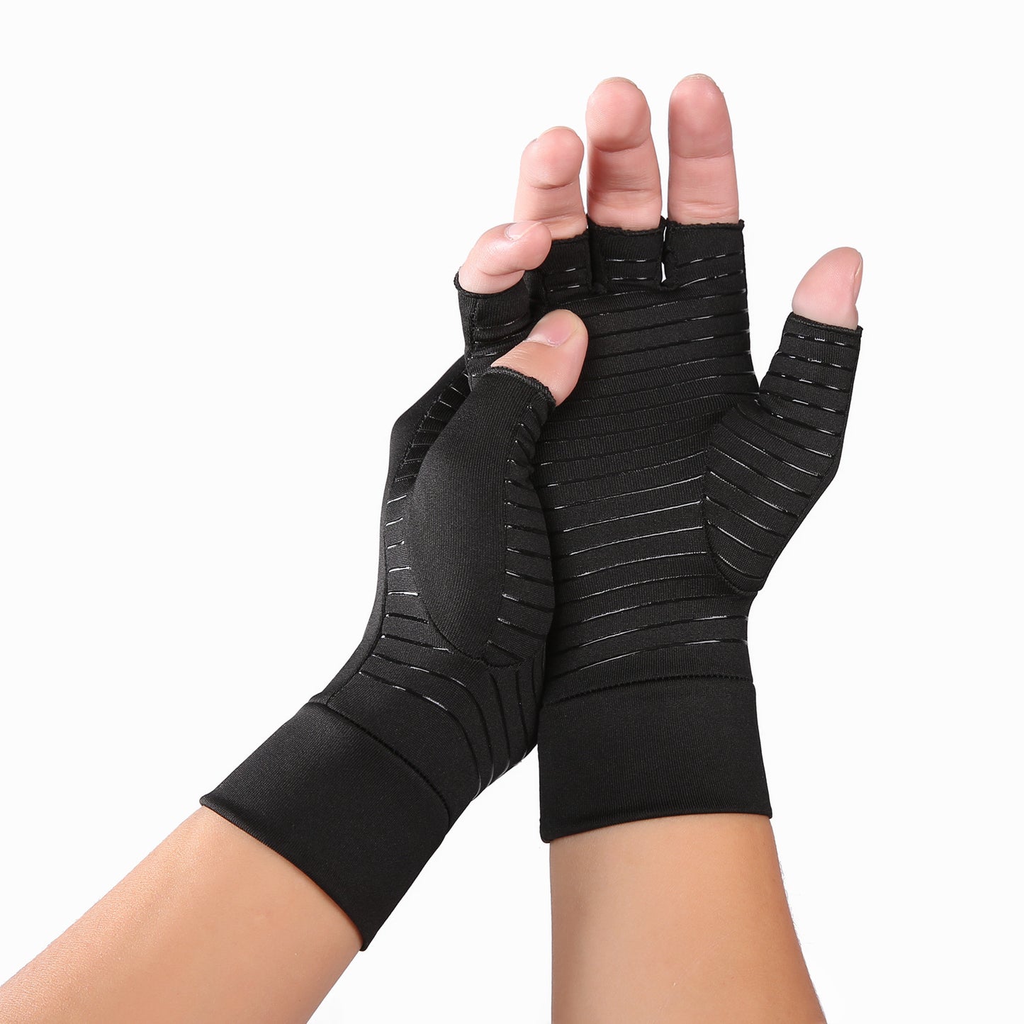 WorthWhile 1 Pair Compression Arthritis Gloves Wrist Support Cotton Joint Pain Relief Hand Brace Women Men Therapy Wristband