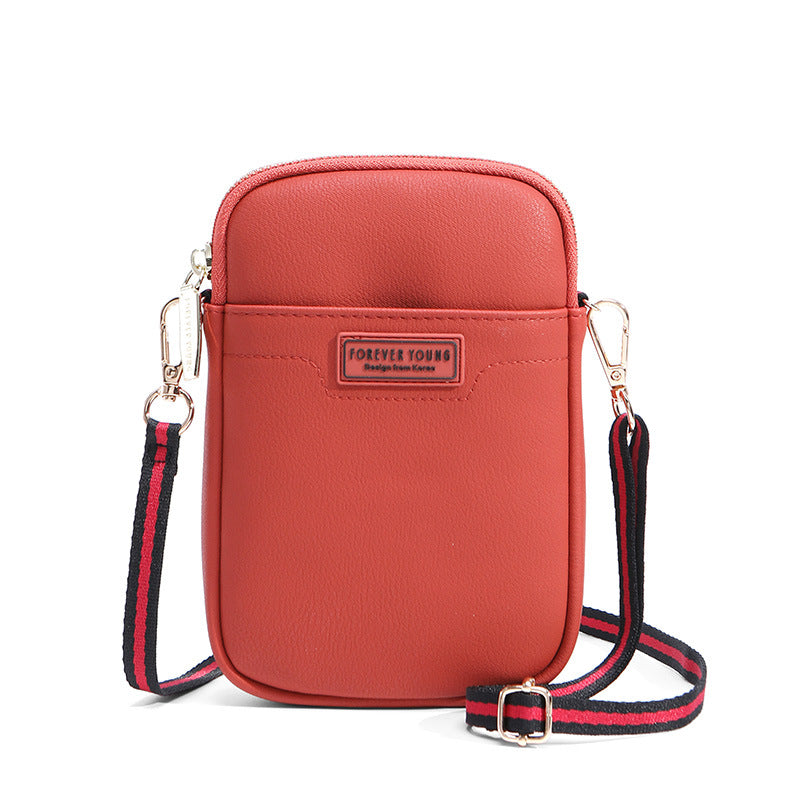 Weichen bag female 2019 new fashion shoulder bag forever young mobile phone bag Korean version ins diagonal package