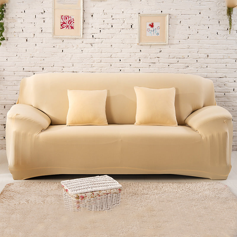Factory wholesale modern minimalist stretch sofa cover all-inclusive solid color fabric sofa cover towel universal sofa cushion combination