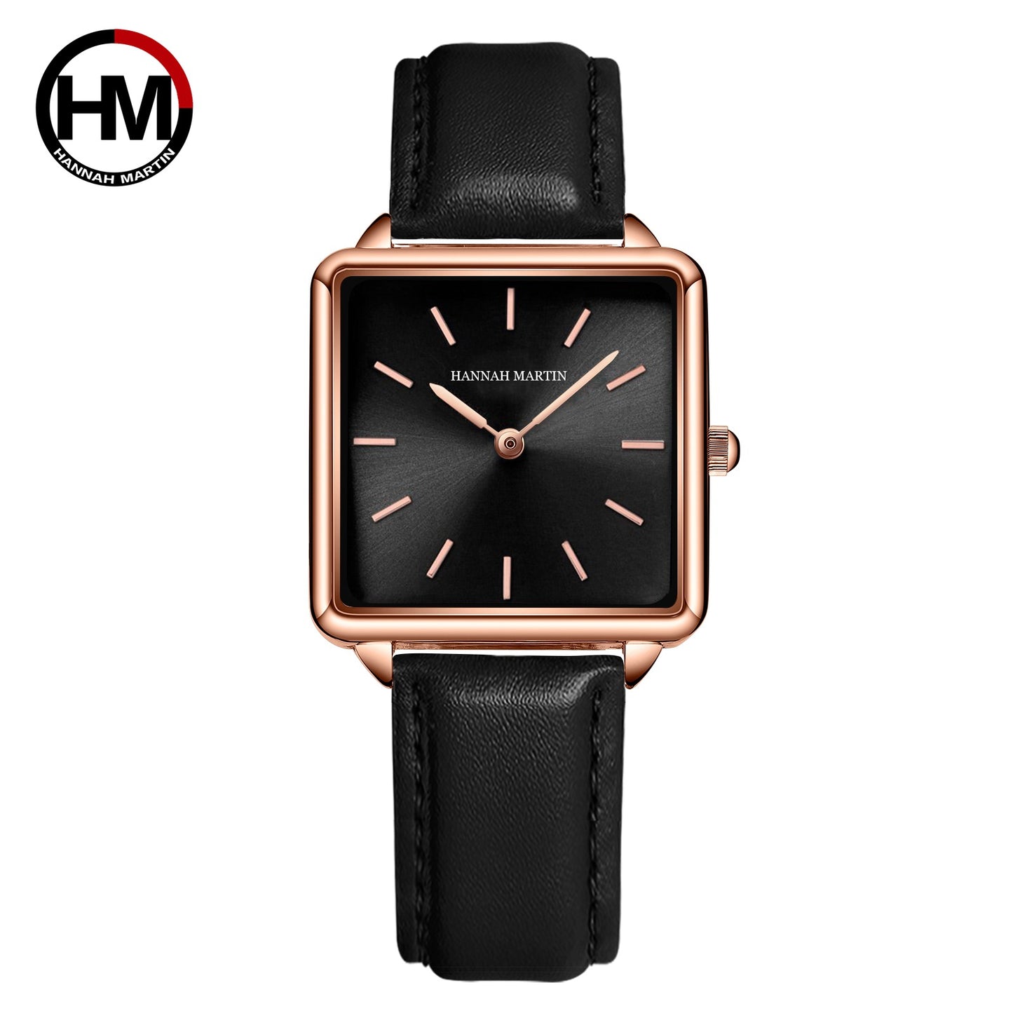 Japan Movement Drop Shipping Women Rose Gold Simple Fashion Casual Brand Wristwatch Luxury Lady Square Watches Relogio Feminino