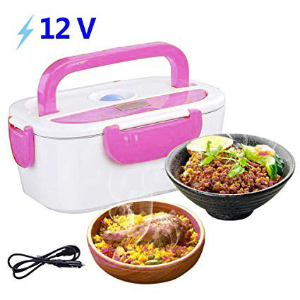 Factory split plastic car electric lunch box 12V24V auto supplies heating and cross-border gifts