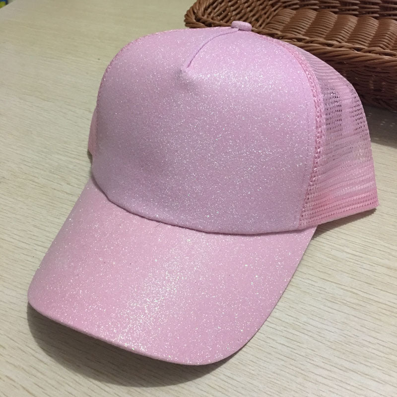 Glitter Ponytail Baseball Cap