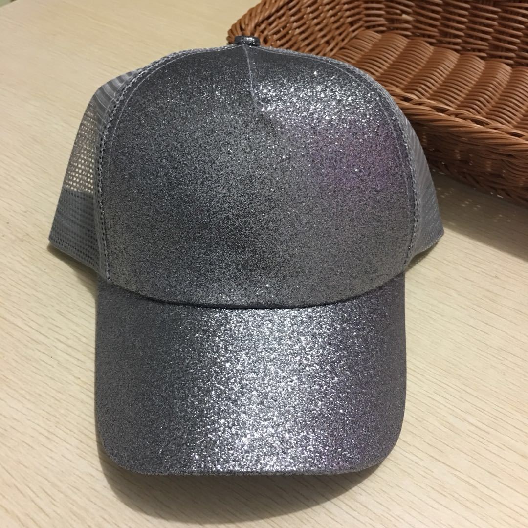Glitter Ponytail Baseball Cap