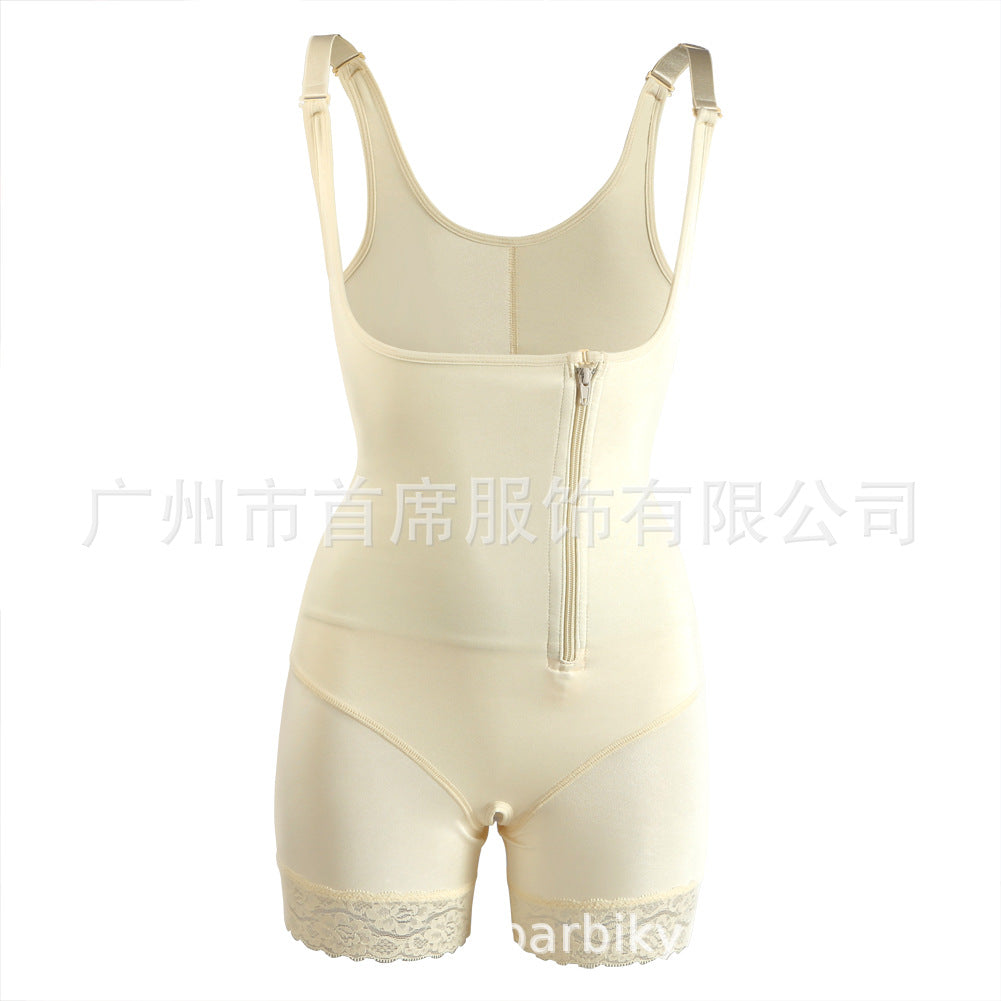 Lishengmei Latex Body Carving One-Piece Body Shapers Body Shapers Belly Body Underwear Large Size Wholesale
