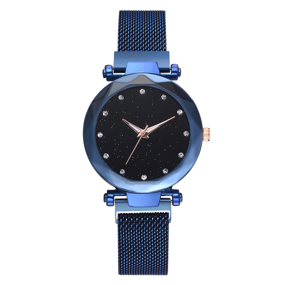 Vibrating sound explosions Spot wholesale ladies star quartz watch lazy watch magnet strap magnet watch