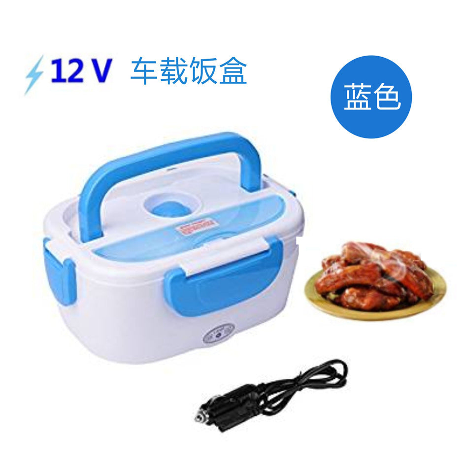 Factory split plastic car electric lunch box 12V24V auto supplies heating and cross-border gifts