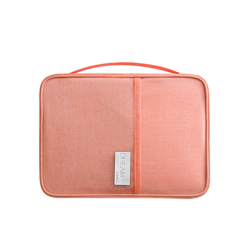 Large travel passport package abroad travel document bag handbag clutch waterproof and dustproof portable card bag wallet