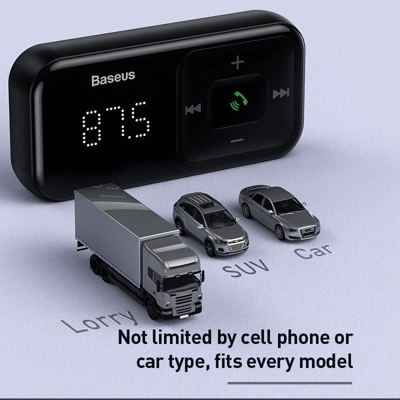 FM Modulator Transmitter Bluetooth 5.0 FM Radio 3.1A USB Car Charger Handsfree Car Kit Wireless Aux Audio FM Transmiter