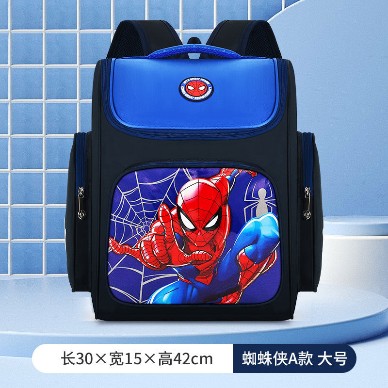 Schoolbags for primary school students boys and girls grades 1-3-6 cute cartoon load-reducing spine protection children's backpacks wholesale