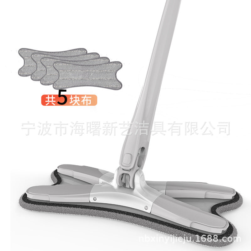 Butterfly mop Imitation hand-twist flat mop Hand-washable flat mop Butterfly mop source factory patented product