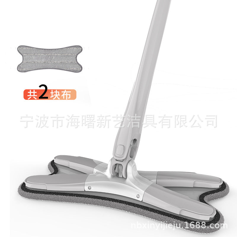 Butterfly mop Imitation hand-twist flat mop Hand-washable flat mop Butterfly mop source factory patented product