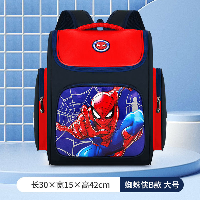 Schoolbags for primary school students boys and girls grades 1-3-6 cute cartoon load-reducing spine protection children's backpacks wholesale