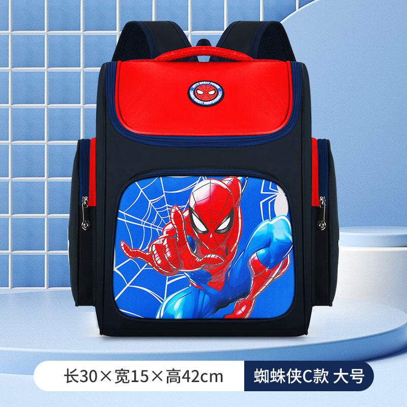 Schoolbags for primary school students boys and girls grades 1-3-6 cute cartoon load-reducing spine protection children's backpacks wholesale