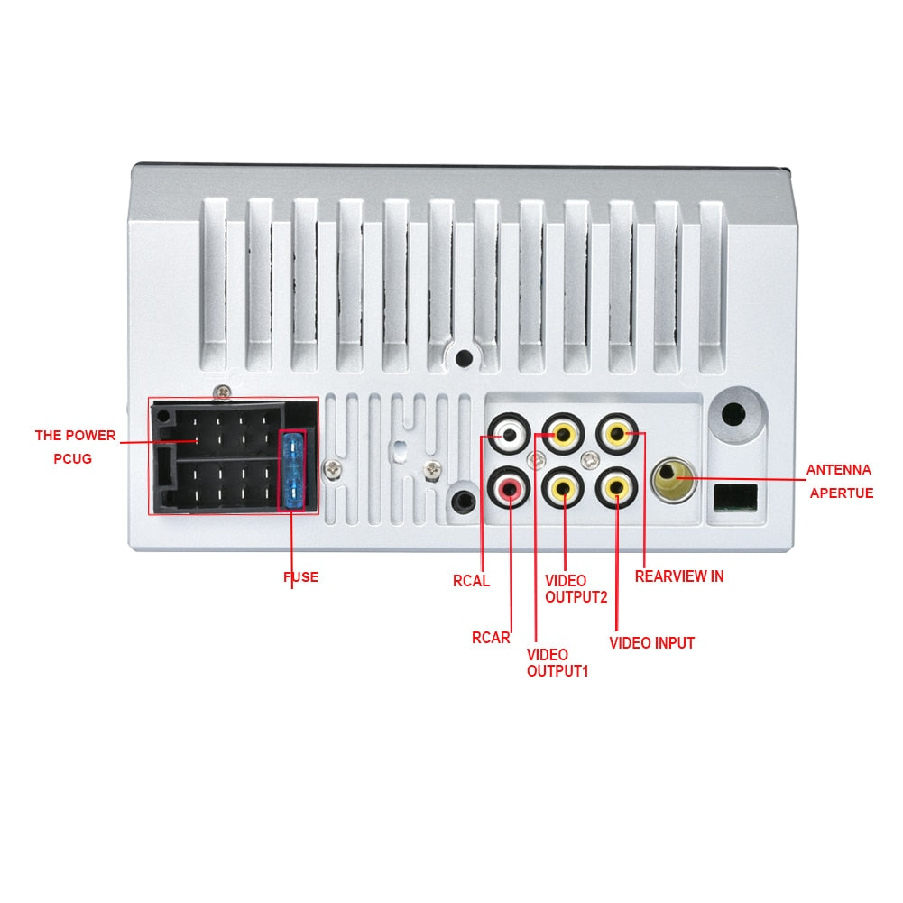 2 Din Car Stereo Bluetooth Autoradio 7" Touch Screen Mirror Link Multimedia Video Player For Toyota KIA Ford VW Skoda