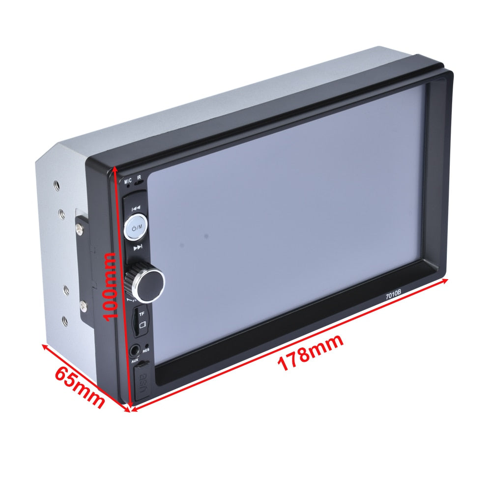 2 Din Car Stereo Bluetooth Autoradio 7" Touch Screen Mirror Link Multimedia Video Player For Toyota KIA Ford VW Skoda