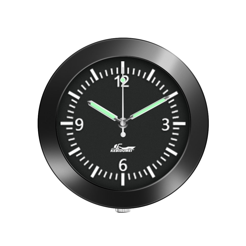 Car Clock Luminous Automobiles Internal Stick-On Mini Digital Watch Mechanics Quartz Clocks Auto Ornament Car Accessories